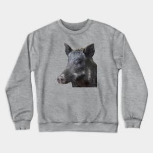 Wild Boar Vector Zodiac Animal Cut Out Crewneck Sweatshirt